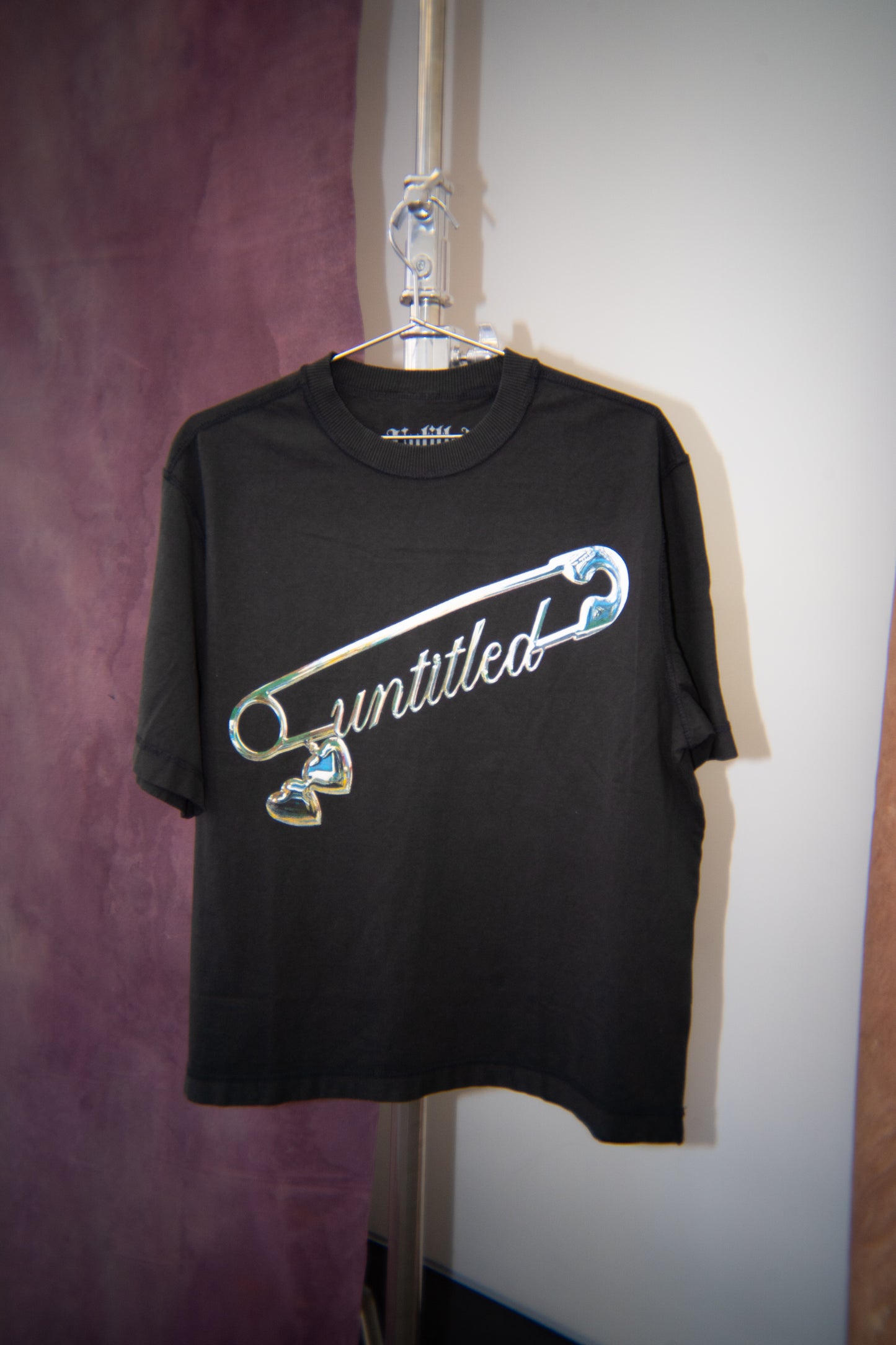 Untitled Chrome Pin Hearts Tee